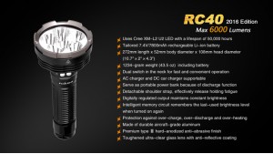 Fenix RC40 - 6000 Lumeni - 730 Metri - Editie 2016